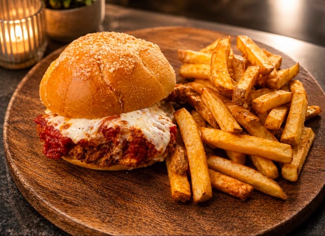 Chicken Parm Sandwich.