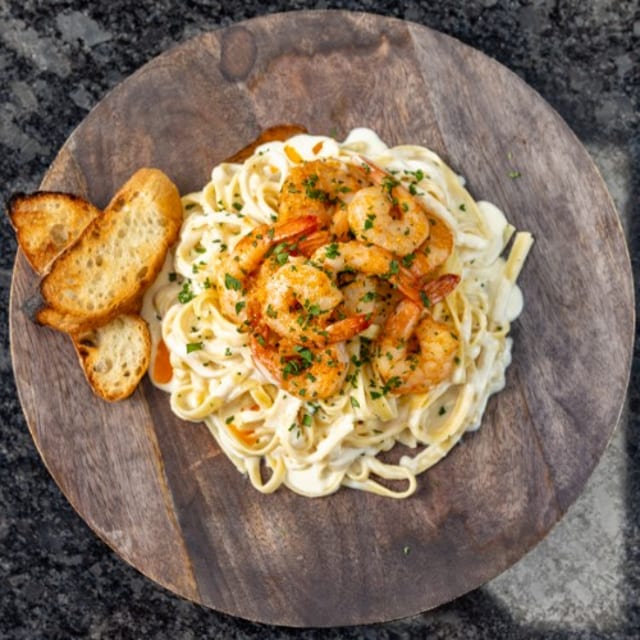 Fettuccine Alfredo.