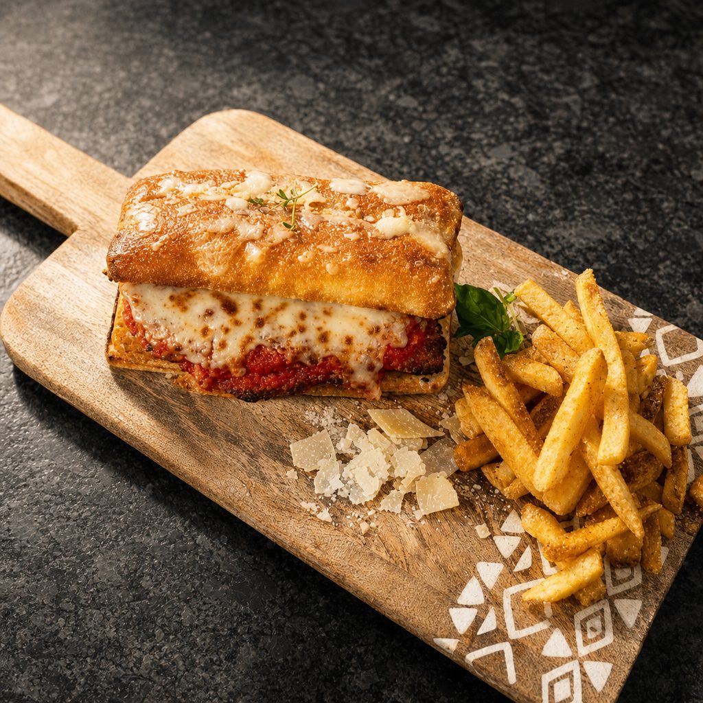 Chicken Parm Sandwich.