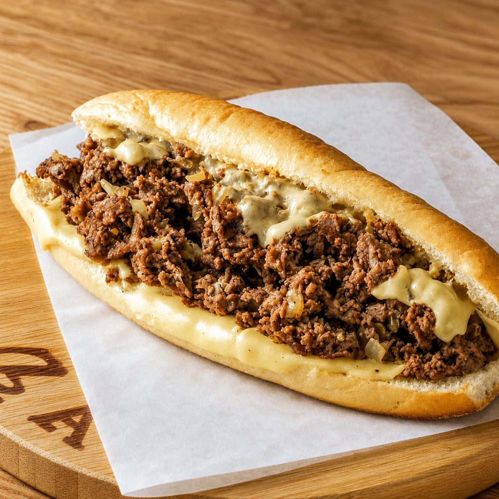 Ribeye Cheesesteak Sandwiches.