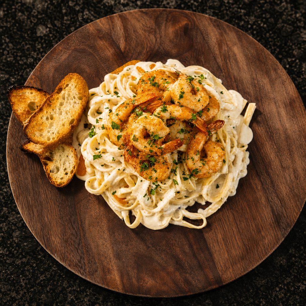 Fettuccine Alfredo.