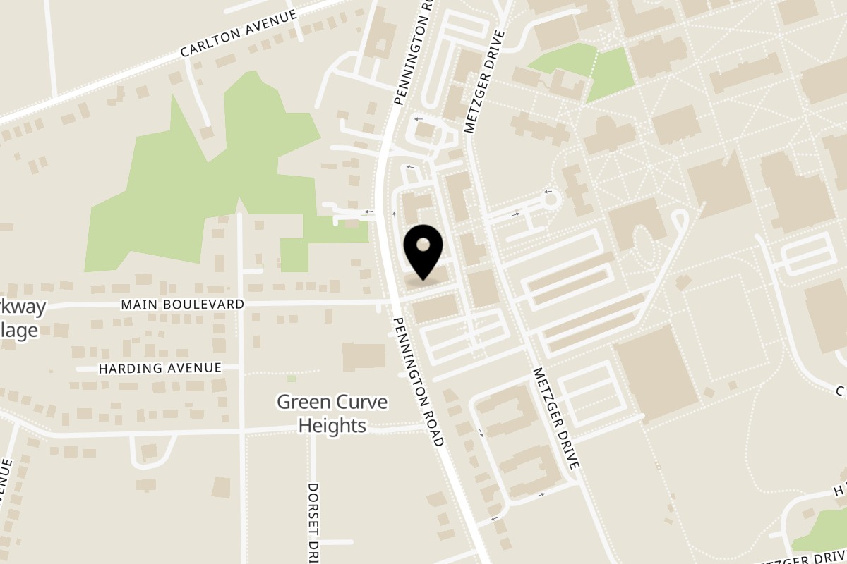 Map showing the location of Bella Ciao on 300 Main Blvd E Suite 500 in Ewing Township